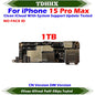 Motherboard Support iOS Update For iPhone 15 Pro Max / 15Pro Clean iCloud Logic Board Full Chips Working China Version Dual Sim