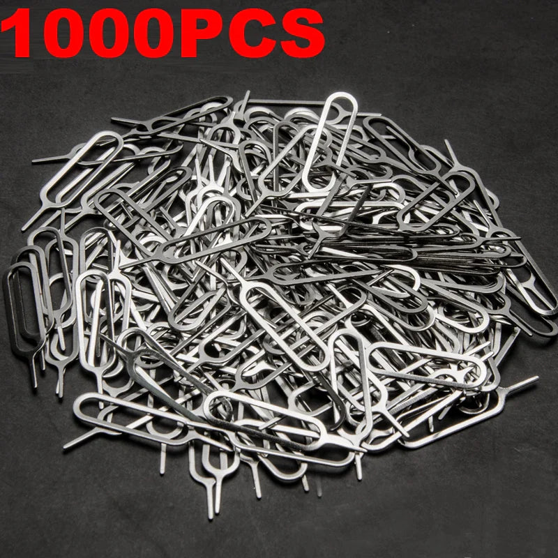 1000PCS Interesting anti loss pin Eject Sim Card Tray Open Pin Needle Key Tool For Universal Mobile Phone For iPhone xiaomi POCO