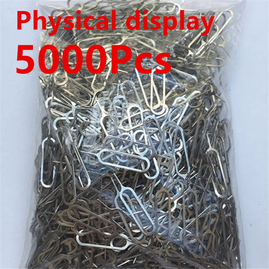 5000 Piece Eject Sim Card Tray Open Pin Key Tool Sim Card Tray Pin Eject Tool Universal Phone Sim Card Accessories