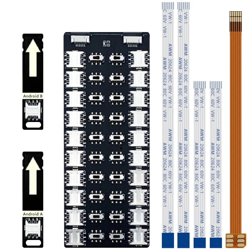 Card Changer Multi-card Device External Card Slot Android Apple Universal 20 Expansion Large-Capacity Mobile Phone Sim Card