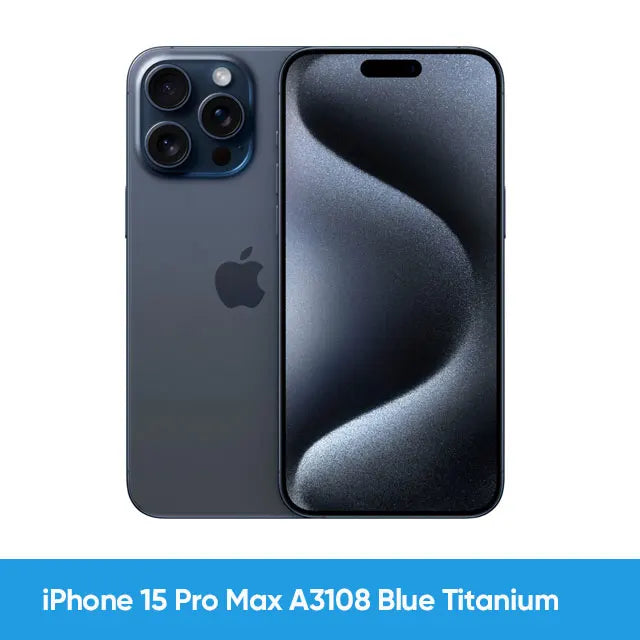 2023 Original Apple iPhone 15 Pro MAX 8GB RAM 256GB/512GB/1TB ROM A17 Pro Bionic Chip 6.7'' 120Hz Super Retina XDR Display NFC