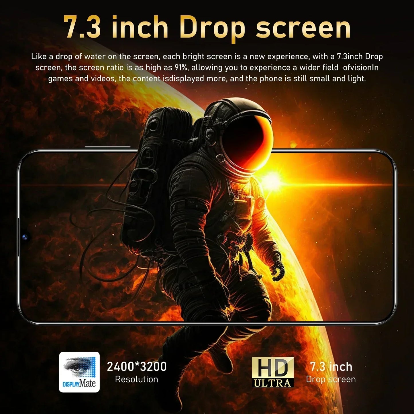 2025 New X5 Pro Smartphone 7.3 Inch Full Screen 4G/5G Cell Phone 16TB+1TB 6800mAh Mobile Phones 108MP Global Version Celulares