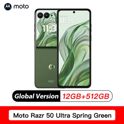 New Original Global Version Motorola Moto Razr 50 Ultra XT2451-3 6.9" Snapdragon 8s Gen 3 Folding Screen 4000mAh 50MP 45W