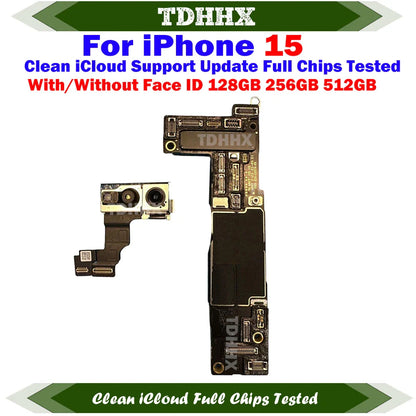 Motherboard Support iOS Update For iPhone 15 Pro Max / 15Pro Clean iCloud Logic Board Full Chips Working China Version Dual Sim